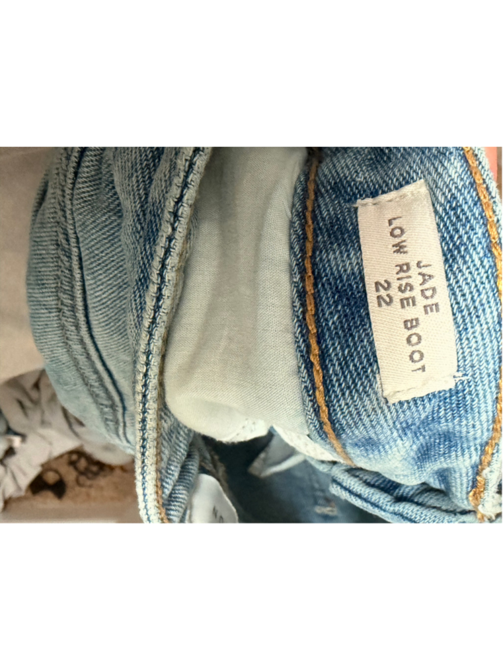 Women's PacSun Jade Low Rise Boot Cut Jeans Blue Size 22 - Picture 4 of 4